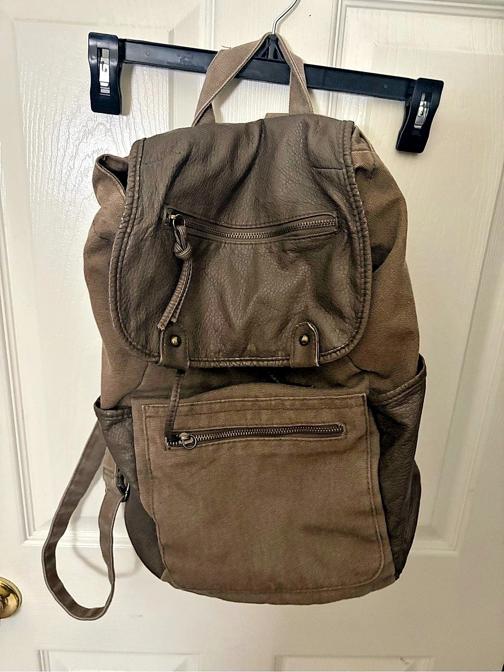 Fossil Brown Backpack